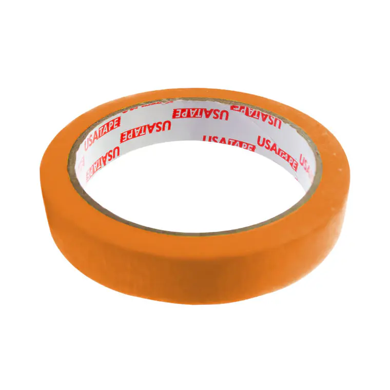 Cinta Maskin Tape Naranjo 18 Mm Por 20 Mts Usatape 1
