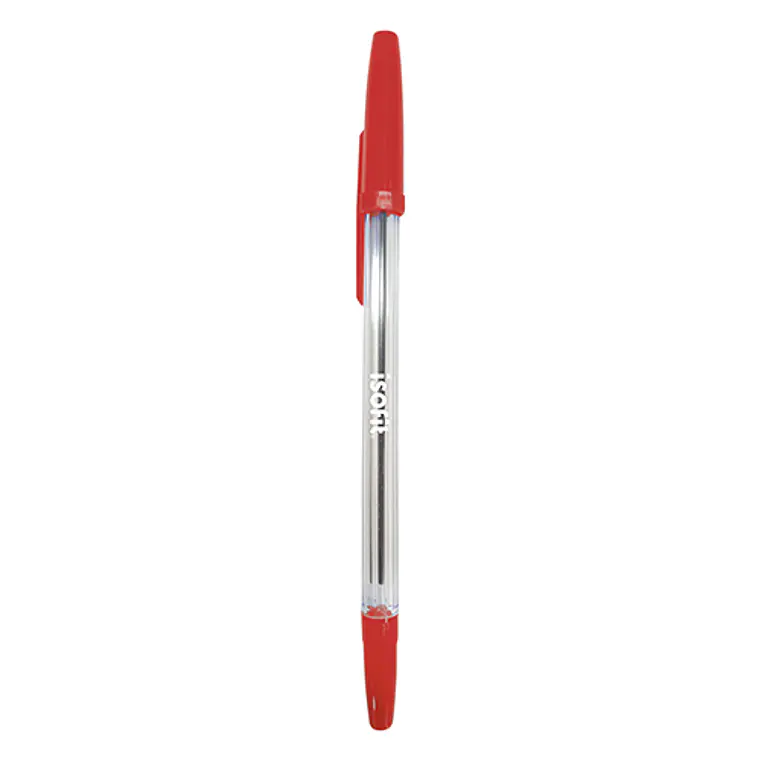 Boligrafo Isofit 0,8Mm Punta Fina Rojo Caja 50 Uni. 1