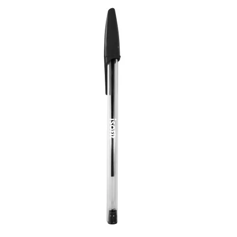 Boligrafo Isofit 1,6Mm Punta Gruesa Negro Por Unidad 1
