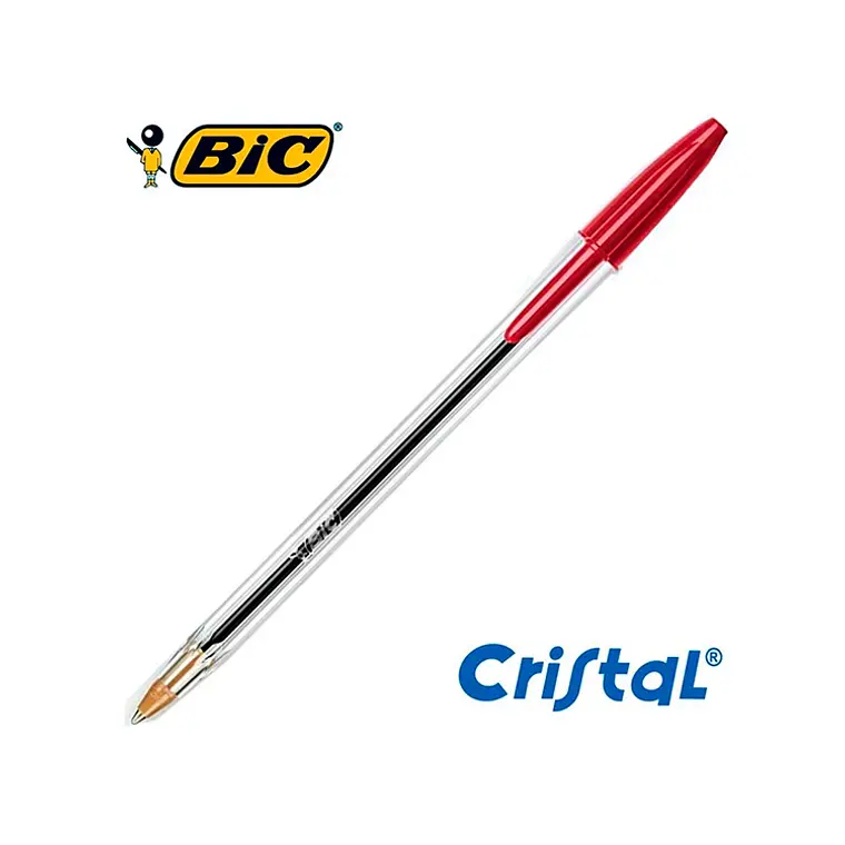 Boligrafo Lapiz Pasta Punta Media Rojo Bic 1