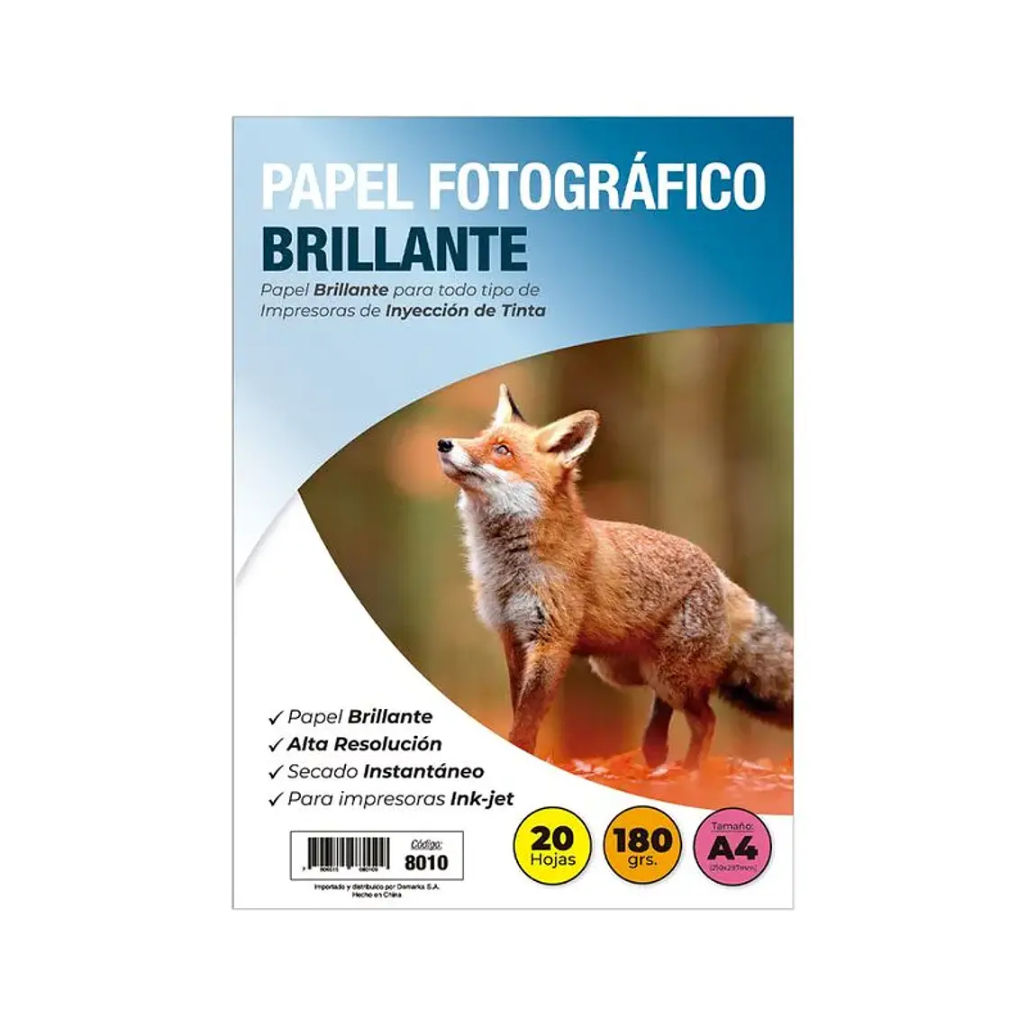 Papel Fotográfico Inkjet - A4 Brillante 180 Gr 100 Hojas 1