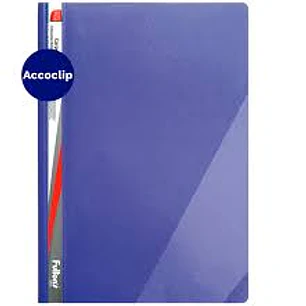 Carpeta Vinil Cta C/Acco Y Bols Azul Fultons