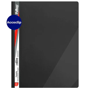 Carpeta Vinil Of C/Acco Y Bols Negra Fultons                                    
