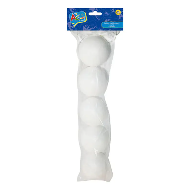 Pelota Plumavit 6 Cm 5 Uni Art & Craf 1