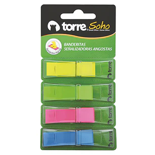 Bl. Banderitas Angostas 160 Unids Torre
