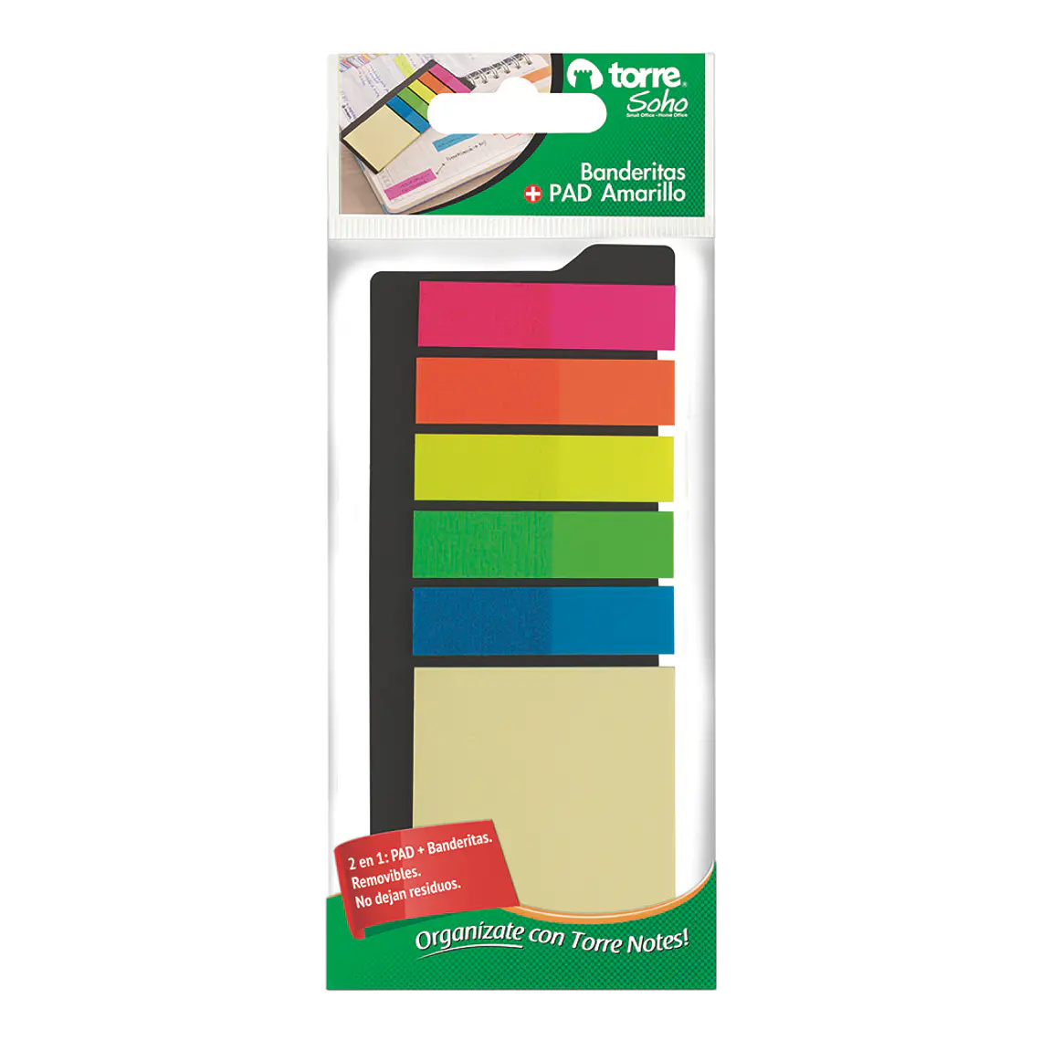 Bl. Torre Notes Banderitas+Pad Amarillo 1