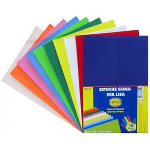 Goma Eva Pastel 6 Colores 20X30Cm Hand Paquete