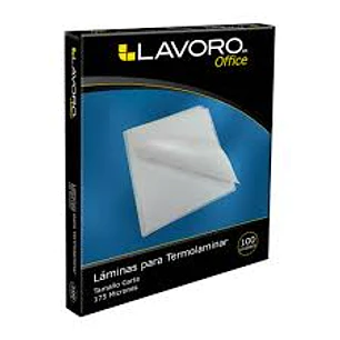 Láminas Para Plasti175M Carta 100 Und Lavoro