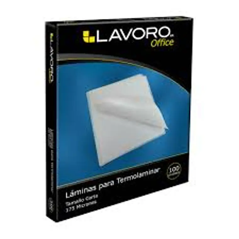 Láminas Para Plasti175M Carta 100 Und Lavoro 1