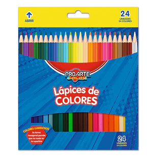 Lapices De Color Proarte 24 Largos