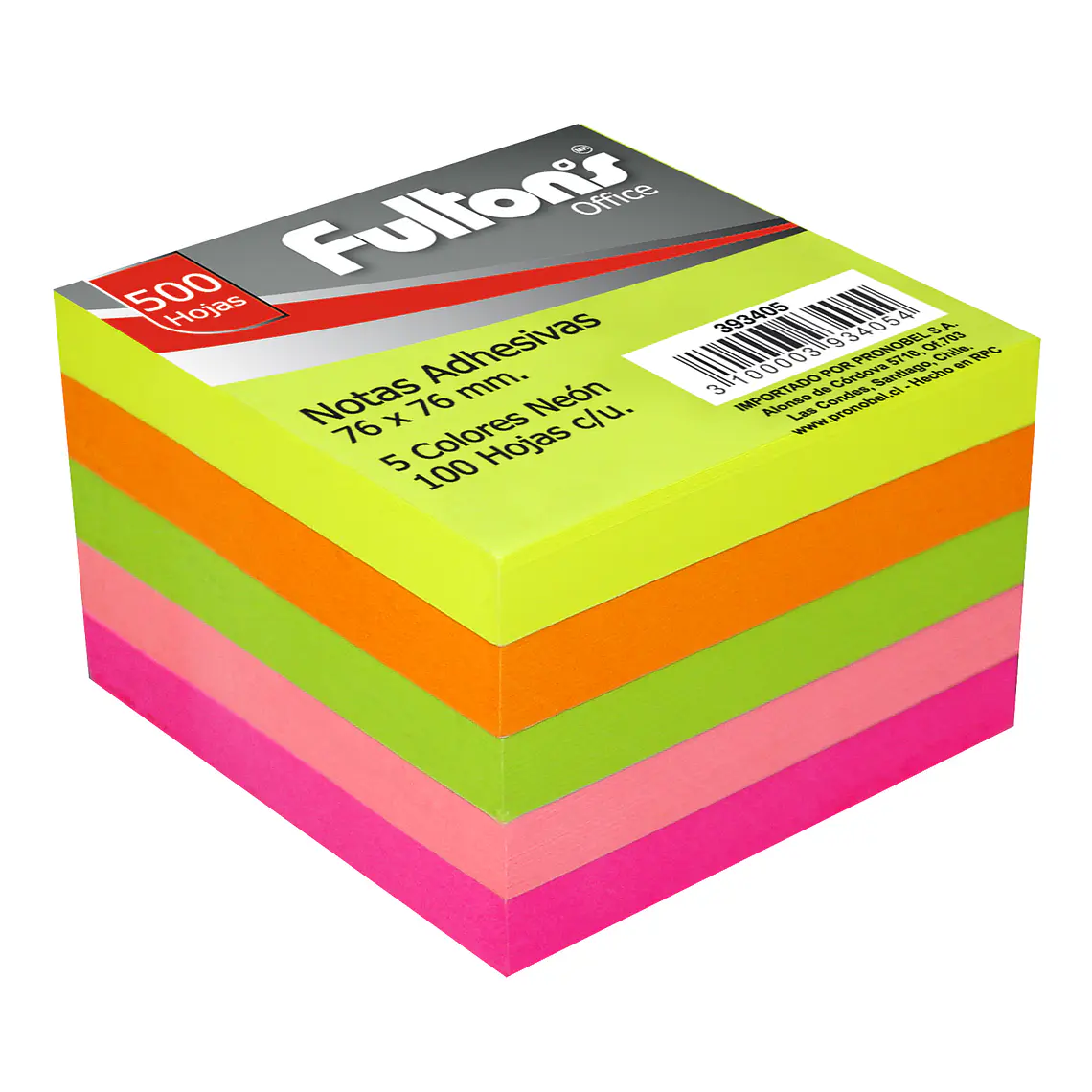 Nota Adh 654 100Hj X5Uni Col Surt Neon Fultons 1