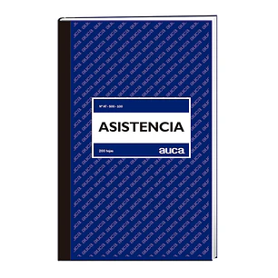 Libro Administrativo Registro De Asistencia 200 Hojas Auca