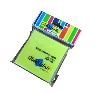 Notas Adhesivas 76X76Mm -150Hj- Neon Mix Stick & Write