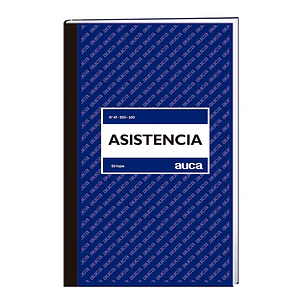 Libro Asistencia Auca 50 Hjs