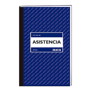 Libro Asistencia Auca 100 Hjs