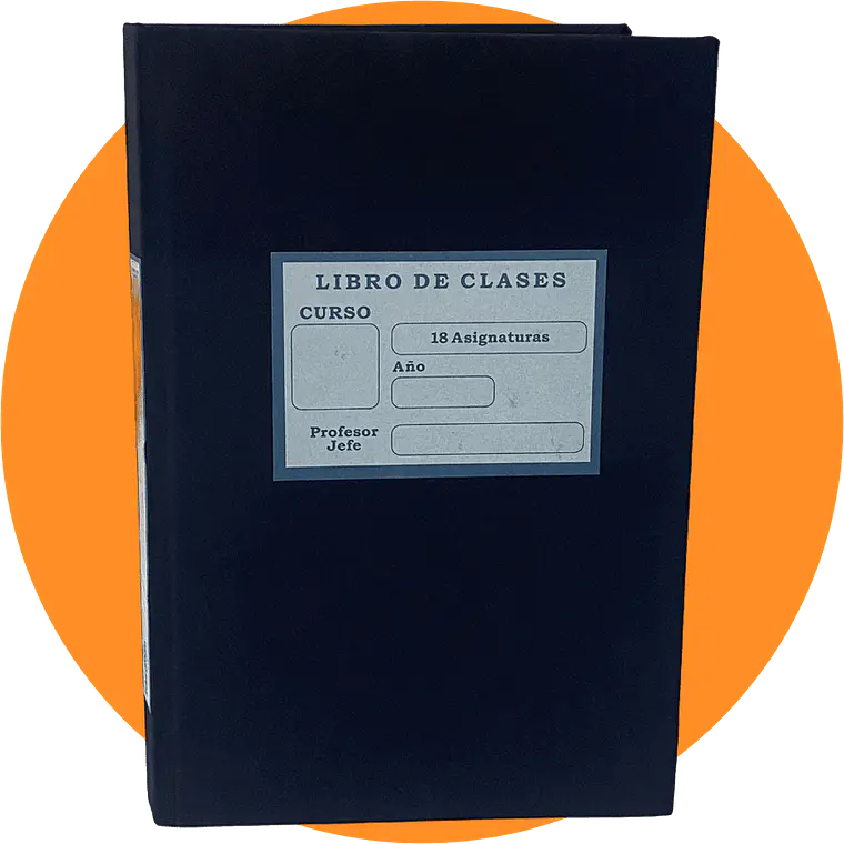 Libro De Clases Ensenanza Tec Profesional Y E.M.Ch 24 Asignatura T/Azul Educarem 1