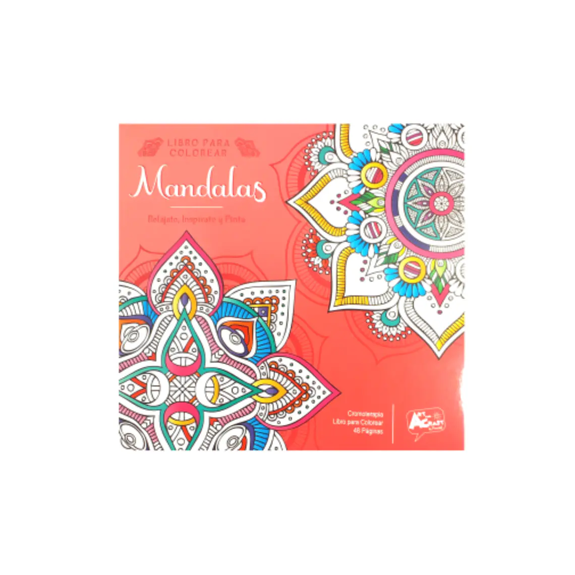 Libro P/Colorear Mandalas 48 Pag. Art & Craf 1