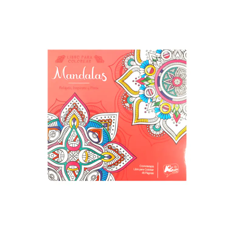 Libro P/Colorear Mandalas 48 Pag. Art & Craf 1