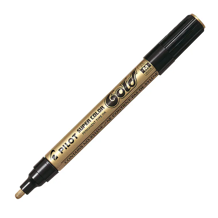 Marcador Oleo Dorado Medio Pilot 1