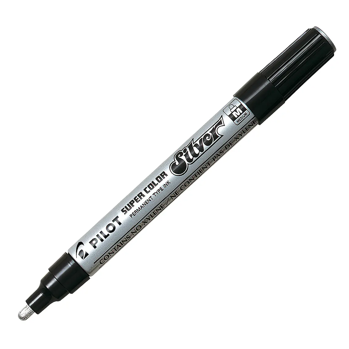 Marcador Oleo Plateado Medio Pilot 1