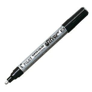 Marcador Oleo Plateado Medio Pilot