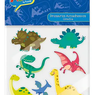 Fig Dinosaurios Goma Eva 7 Pcs Art & Craf