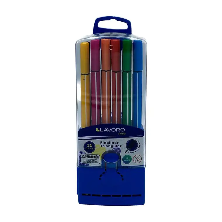 Fineliner Marcador Triangular 12 Colore Lavoro 1
