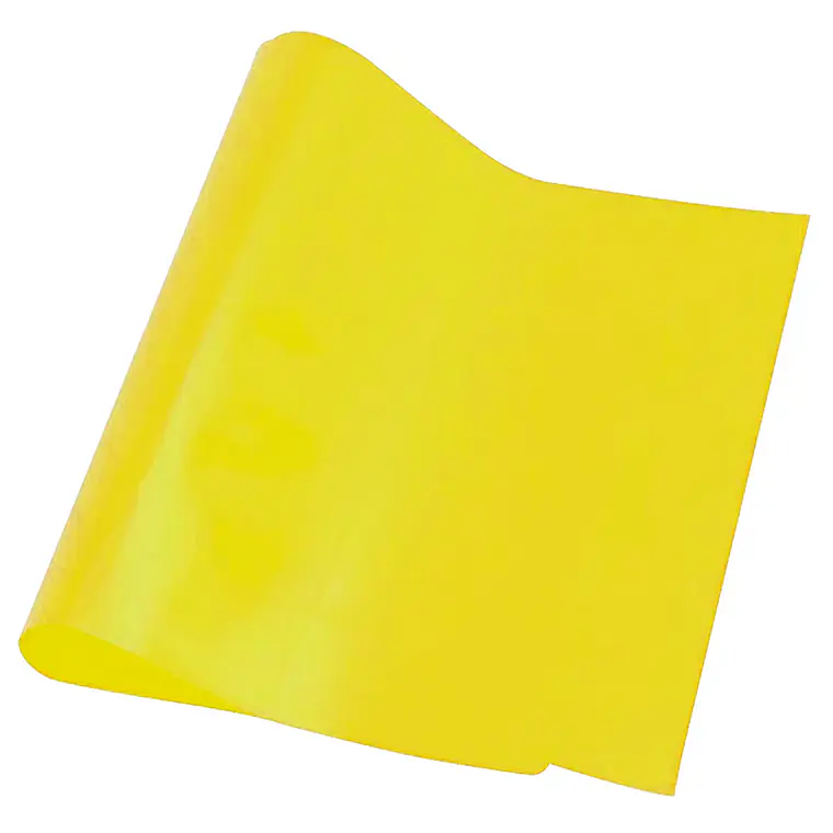 Forro Para Cuaderno College Color Amarillo Fogata 1
