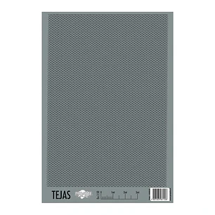 Forro P/Maqueta Tejas Gris Proarte