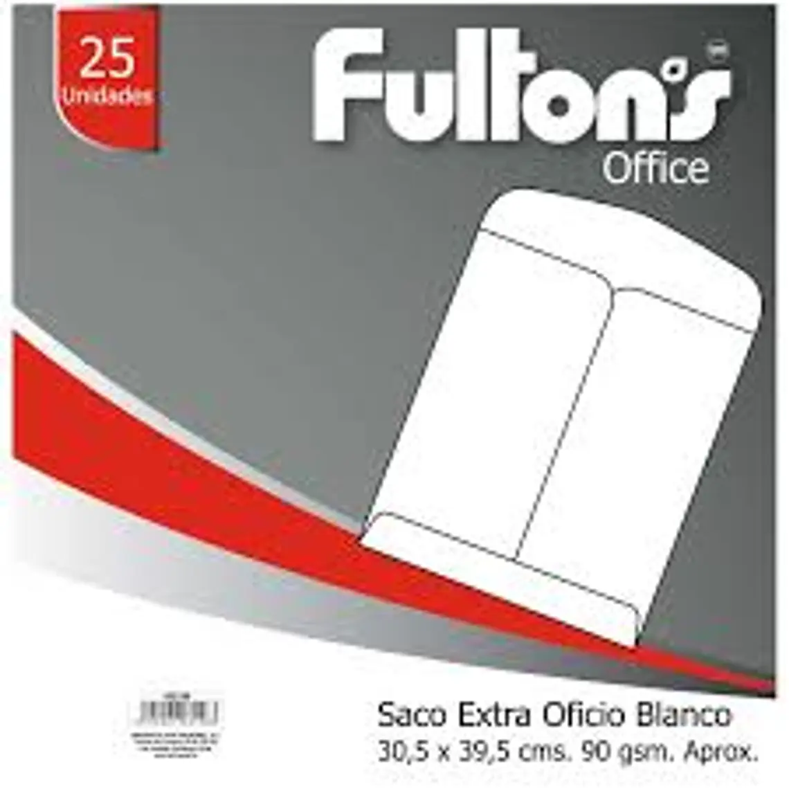 Sobre Saco Extra Of Blanco 90 Gr 25Un Fultons 1
