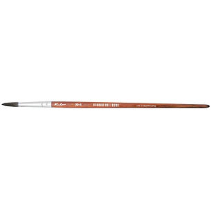 Pincel N4 Pelo De Camello Mango De Mader Art & Craf