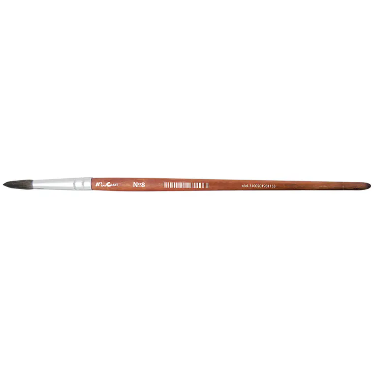 Pincel N8 Pelo De Camello Mango De Mader Art & Craf 1