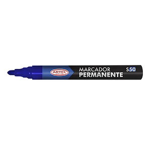 Marcador Permanent 50 Artel P/Redond Azul