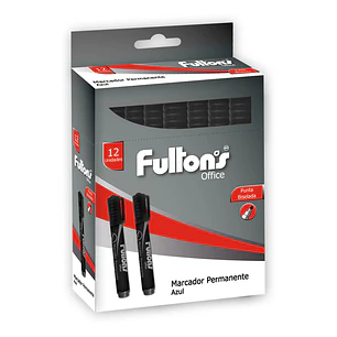 Marcador Permanente Pta Bis Negro Fultons