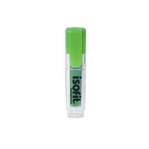 Destacador Transparente Isofit Verde