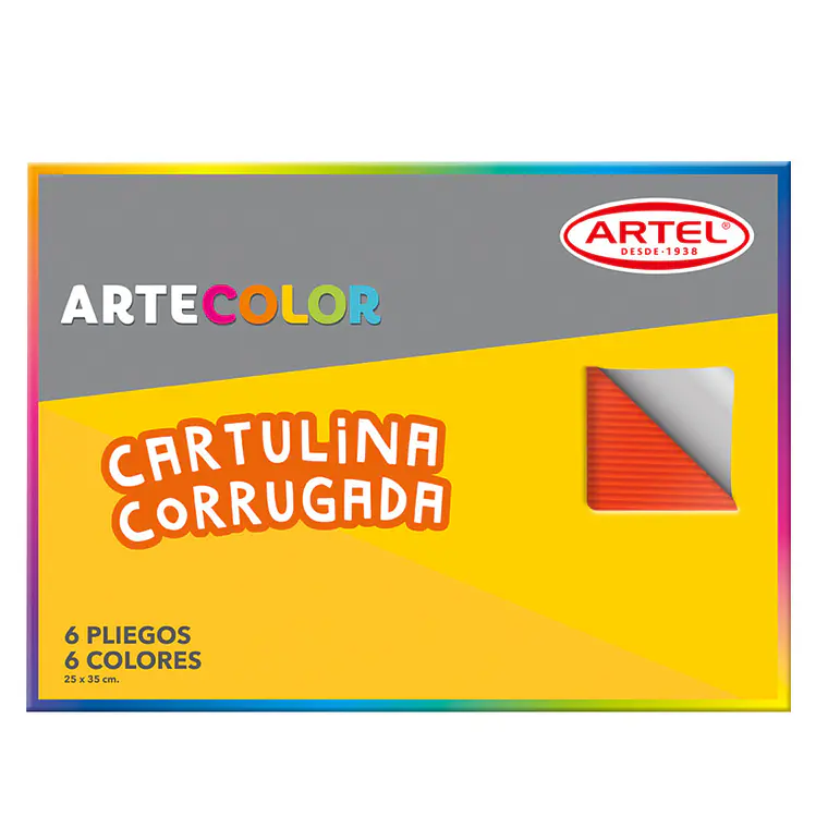Estuche Artecolor Microcorrug 6 Col 1