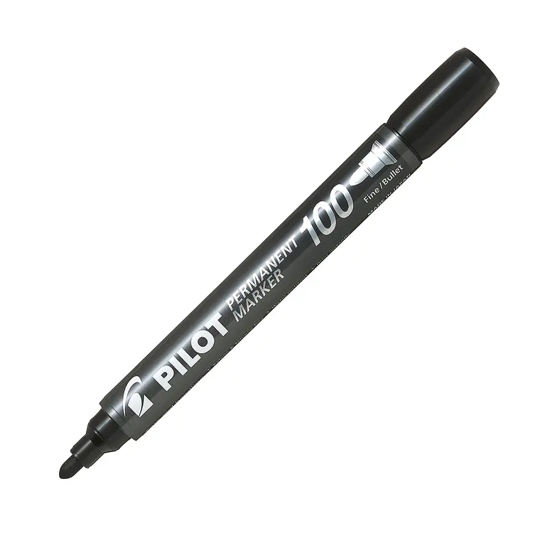 Marcador Permanente Sca100 Fino Negro Pilot 1
