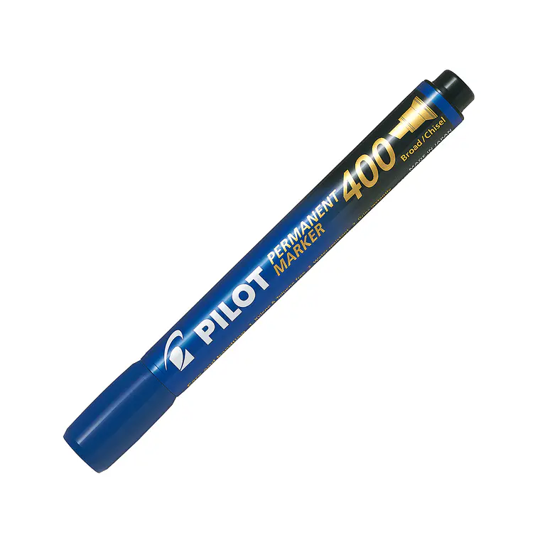 Marcador Permanente Sca400 Biselado Azul Pilot 1