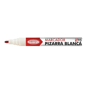 Marcador Pizarra 70 Artel P/Redond Rojo