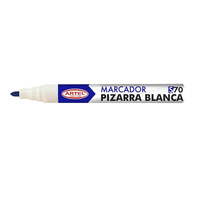 Marcador Pizarra Blanca 70 Artel Punta Redondo Azul 1