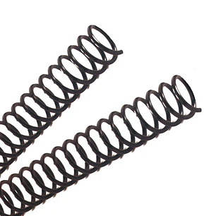 Espiral Plast 10Mm 100Un 45Hjs Negro Gbc