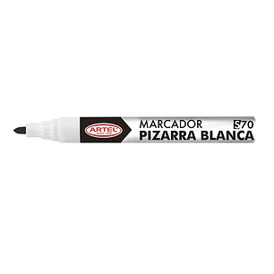 Marcador Pizarra Blanca 70 Artel Punta Redondo Negro