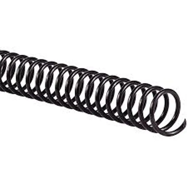 Espiral Plast 26Mm 25Un 175Hjs Negro Gbc 1