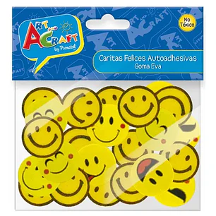 Goma Eva Caritas Felices Dis Surtidos 54 Pcs  Art & Craf
