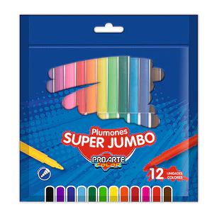 Plumon Proarte 12Col Super Jumbo