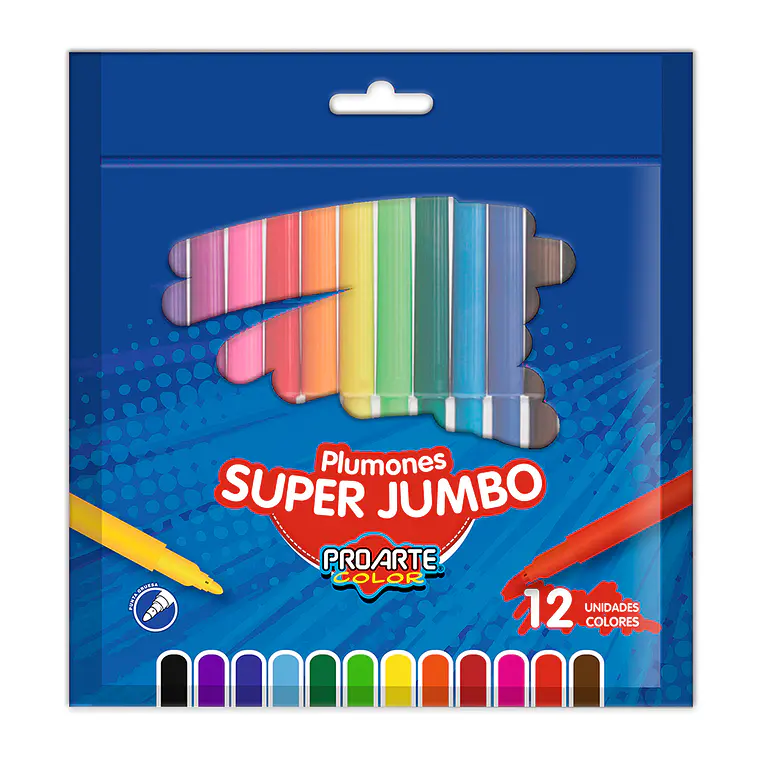 Plumon Proarte 12Col Super Jumbo 1