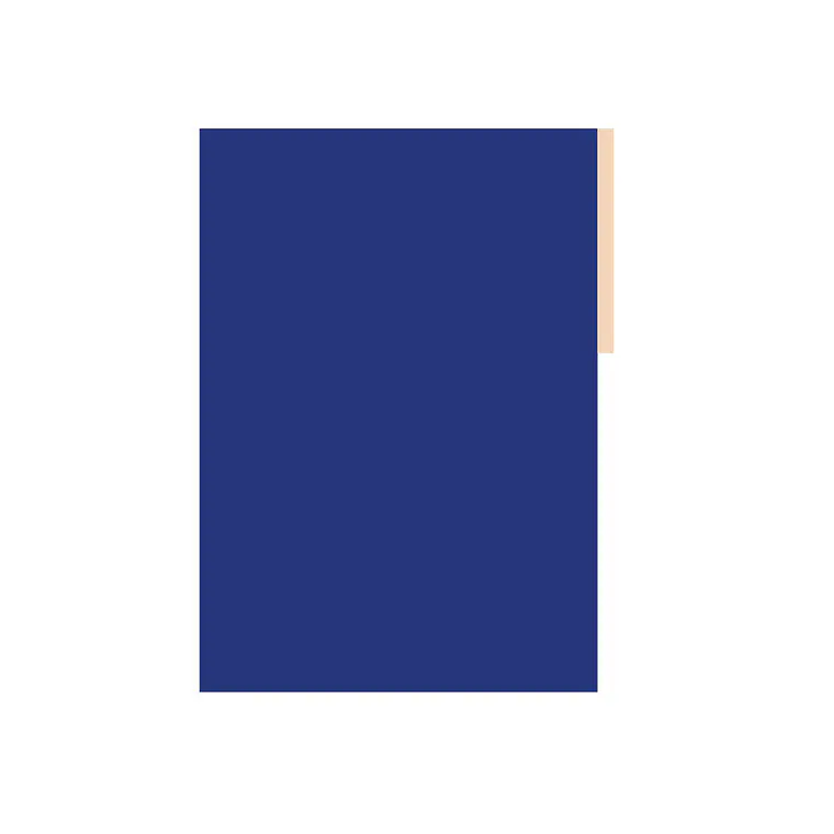 Carton Pintado (Forrado) 52,5X77Cms Azul Halley 1