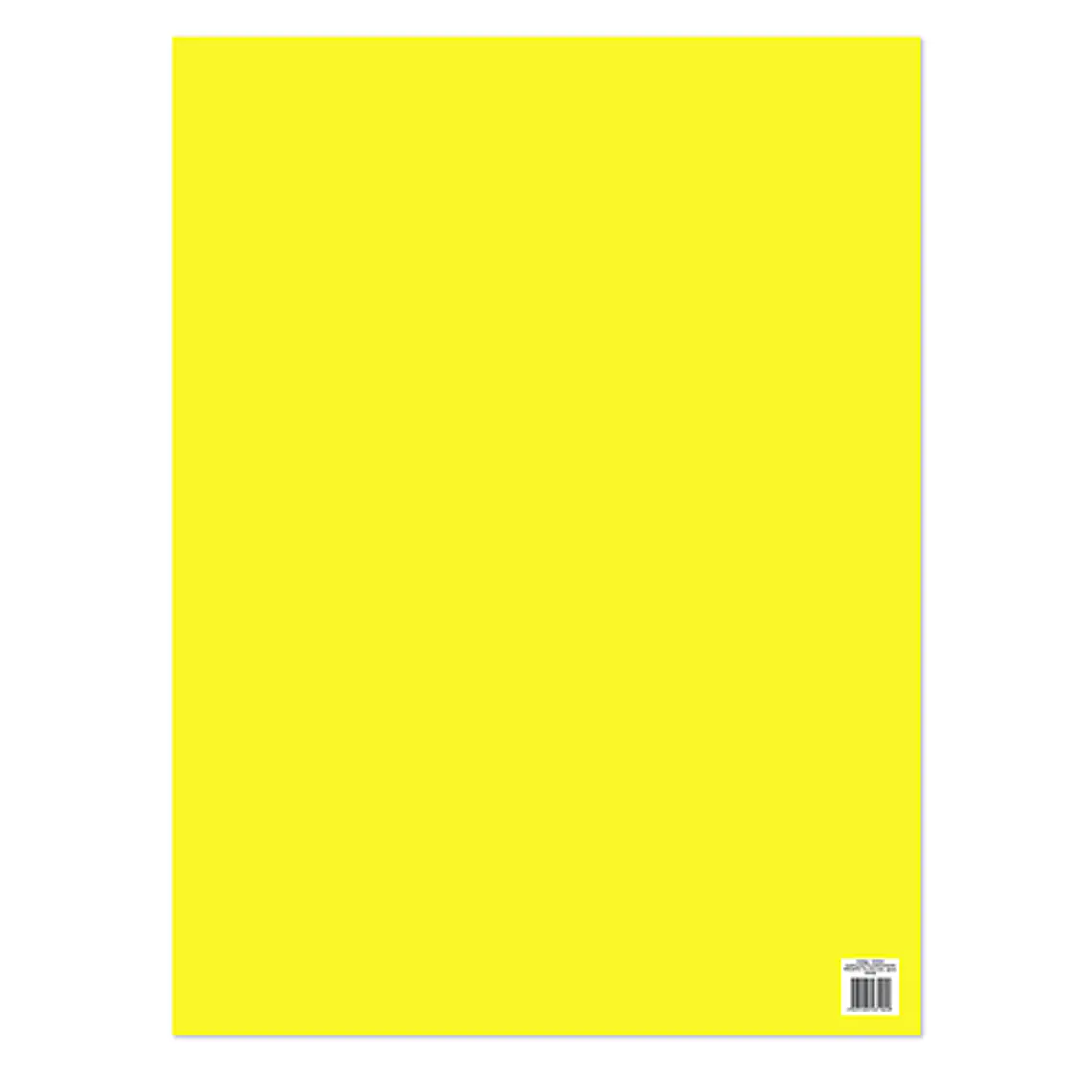 Cartulina Fluorescente Proarte 47.5X66 Amarilla 180Grs 1