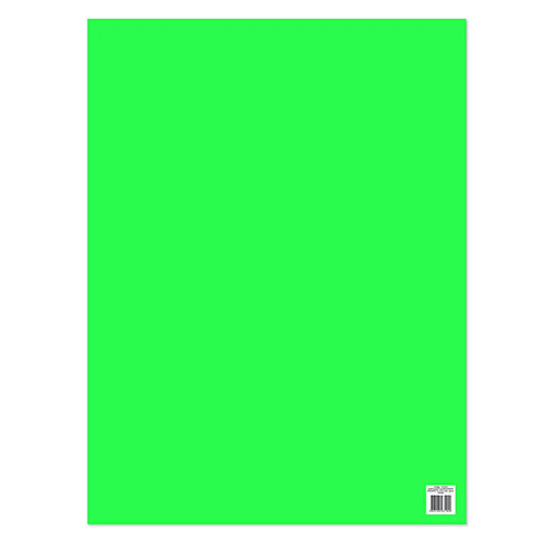 Cartulina Fluorescente Proarte 47.5X66 Verde 180Grs 1