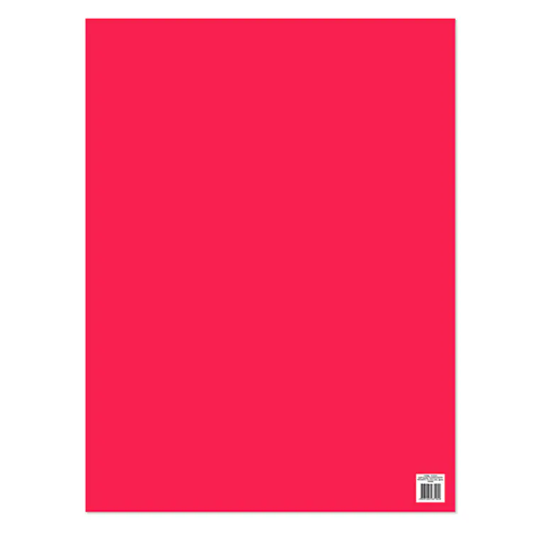 Cartulina Fluorescente Proarte 47.5X66 Roja180Grs 1